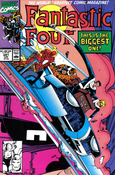 Fantastic Four #341 [Direct]-Fine (5.5 – 7)