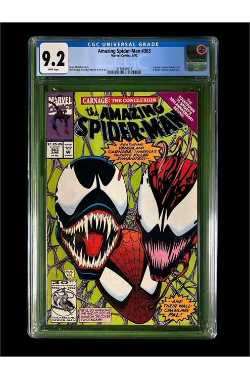 Amazing Spider-Man #363 Cgc 9.2 Marvel Comics 1992