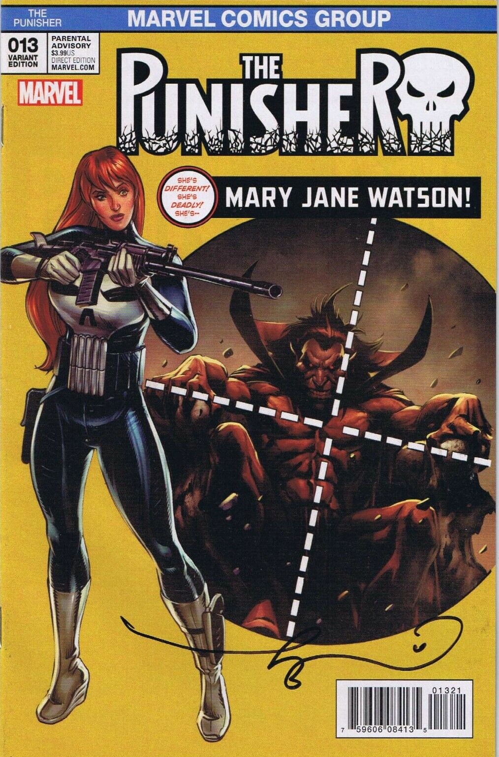 The Punisher #13 (2016) Williams Mary Jane Variant