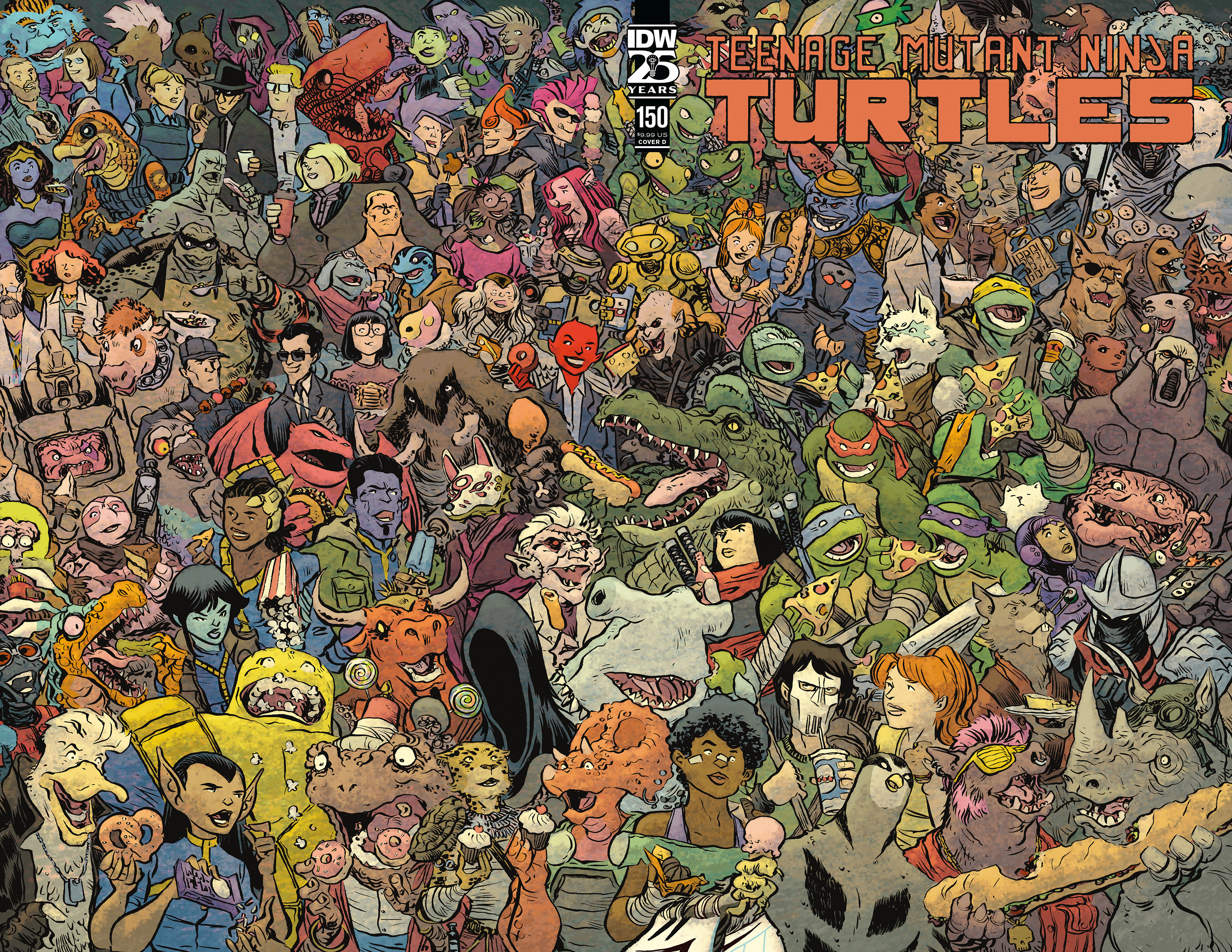 Teenage Mutant Ninja Turtles Ongoing #150 Cover D Lonergan