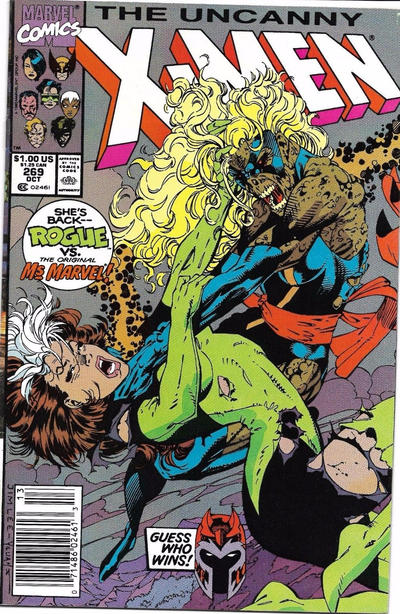 The Uncanny X-Men #269 [Newsstand]-Very Good (3.5 – 5)