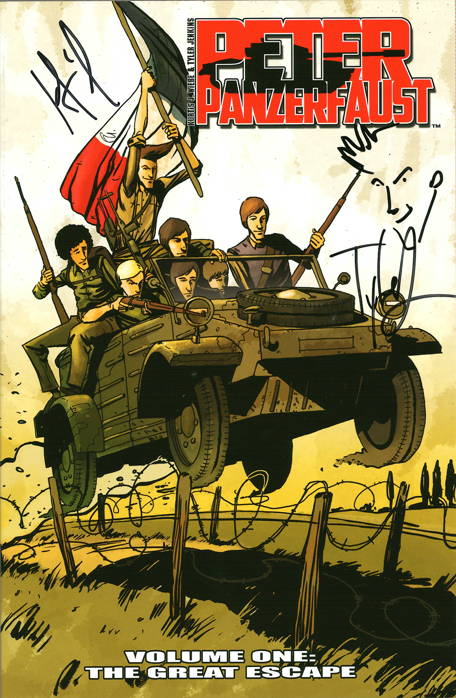 Peter Panzerfaust Graphic Novel Volume 1 - 1st Edition - Signed By Wiebe & Jenkins