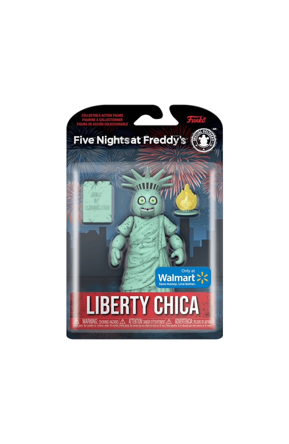 Five Nights At Freddy's Liberty Chica Walmart Exclusive 