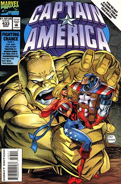 Captain America #433 [Direct Edition]-Fine (5.5 – 7)