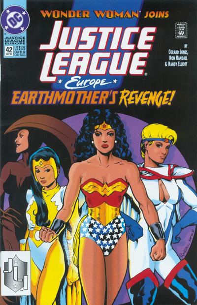 Justice League Europe #42 [Direct]-Fine (5.5 – 7)