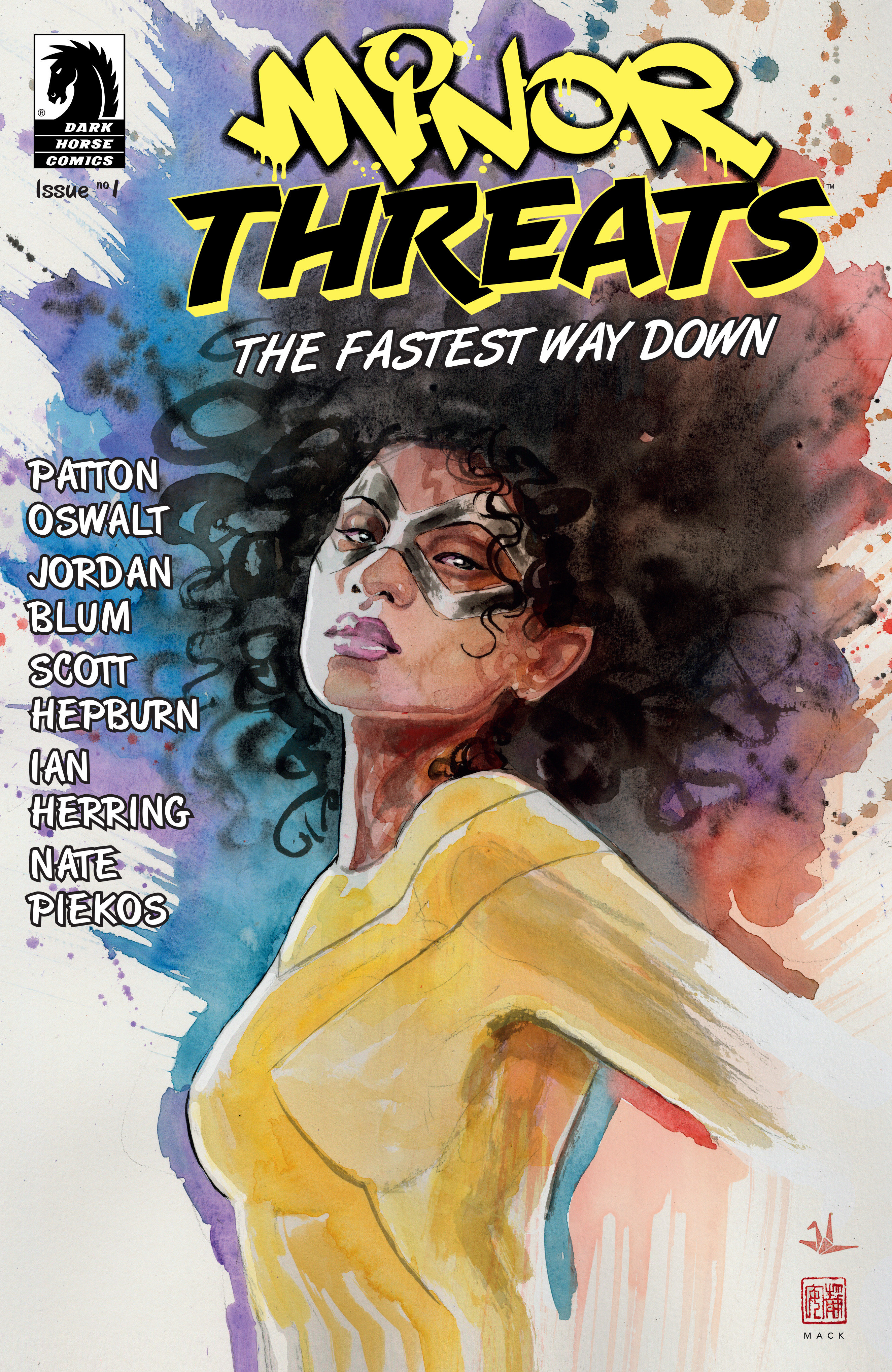 Minor Threats: The Fastest Way Down #1 Cover E 1 for 10 Incentive (David Mack)