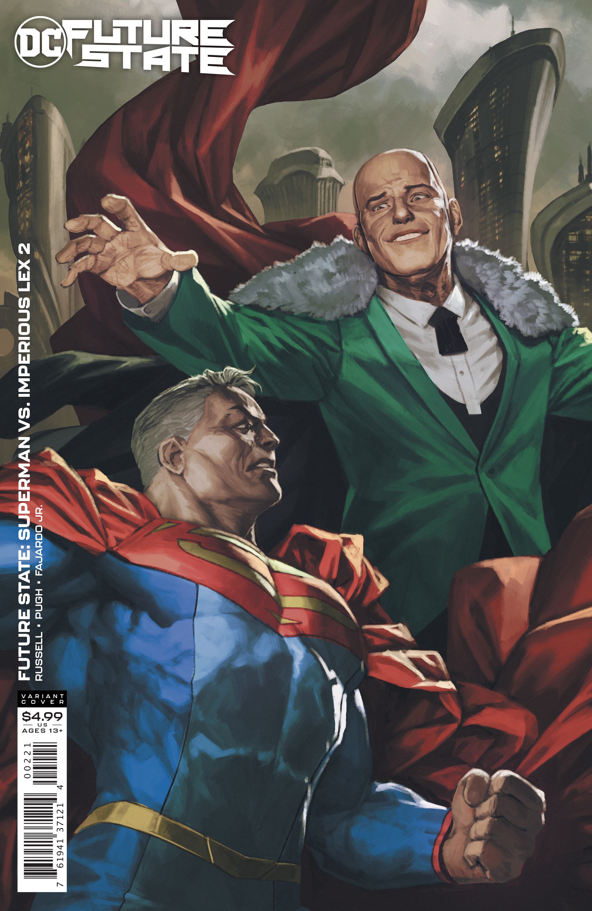 Future State Superman Vs Imperious Lex #2 Cover B Skan Card Stock Variant (Of 3)
