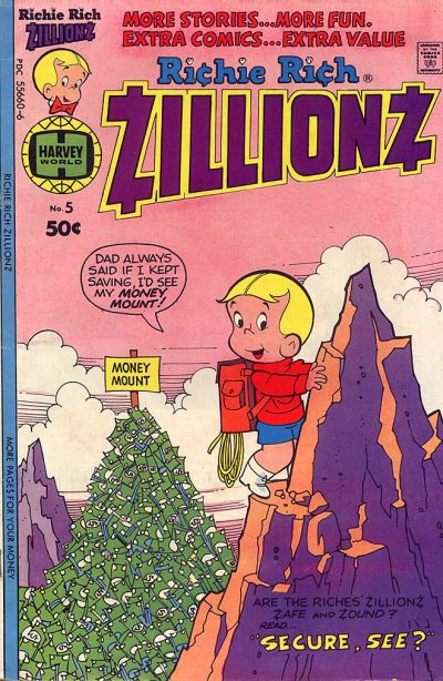 Richie Rich Zillionz #5-Very Fine (7.5 – 9)