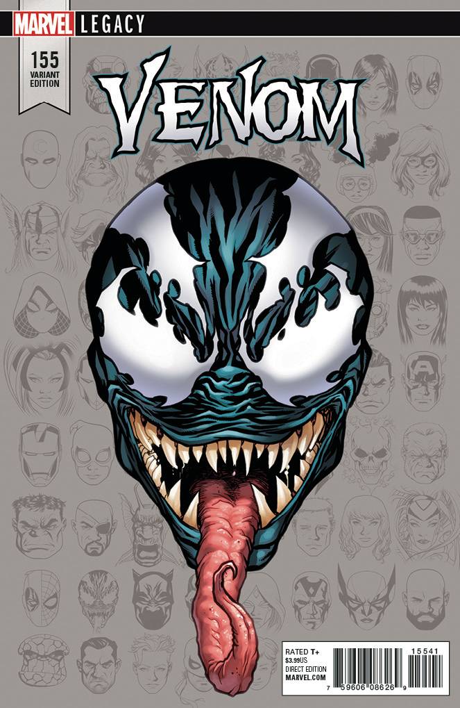 Venom #155 Mckone Legacy Headshot Variant Legacy