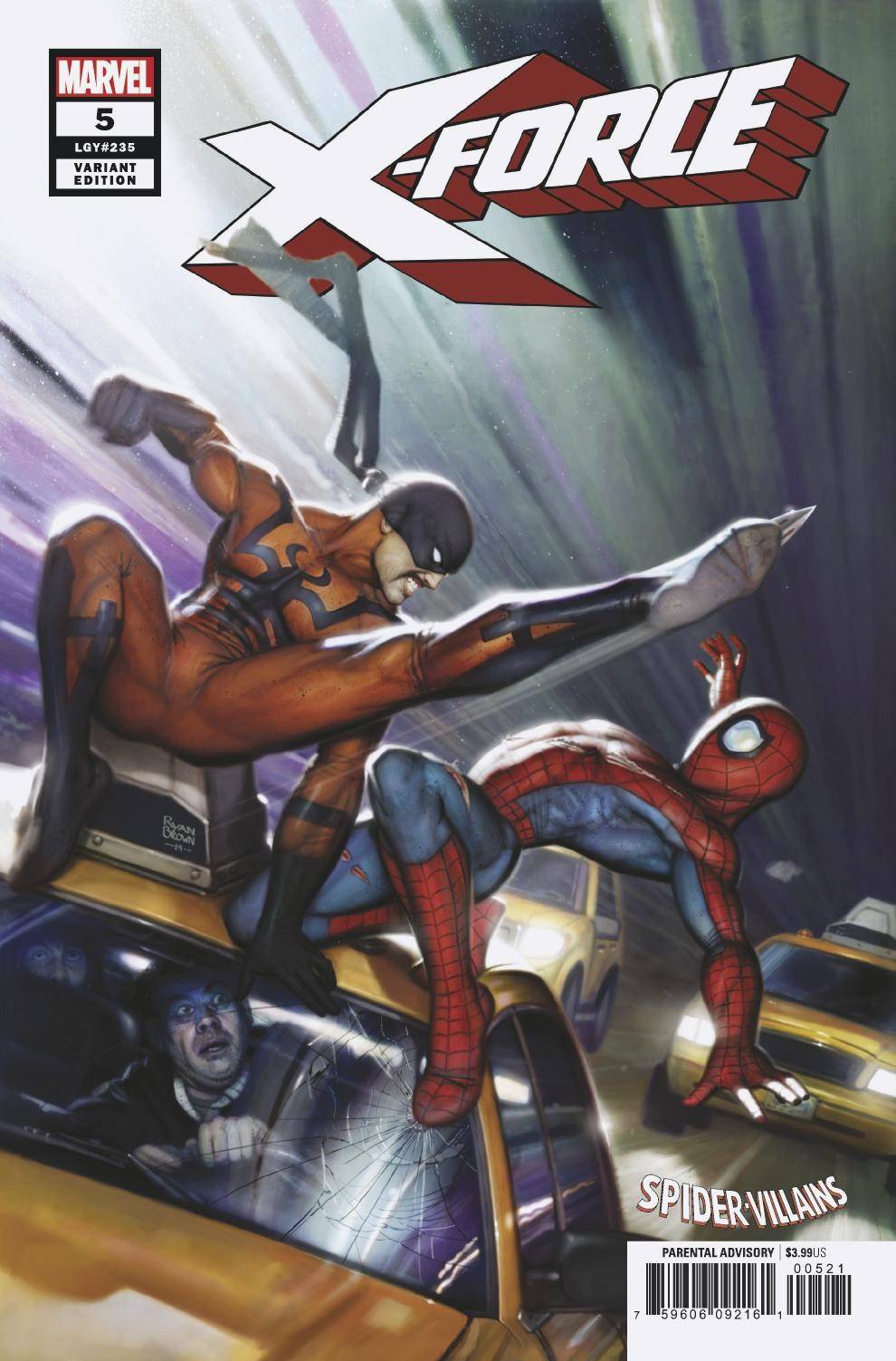 X-Force #5 Brown Spider-Man Villains Variant (2019)