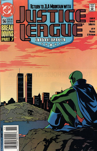 Justice League America #56 (1989)[Newsstand]-Fine (5.5 – 7)