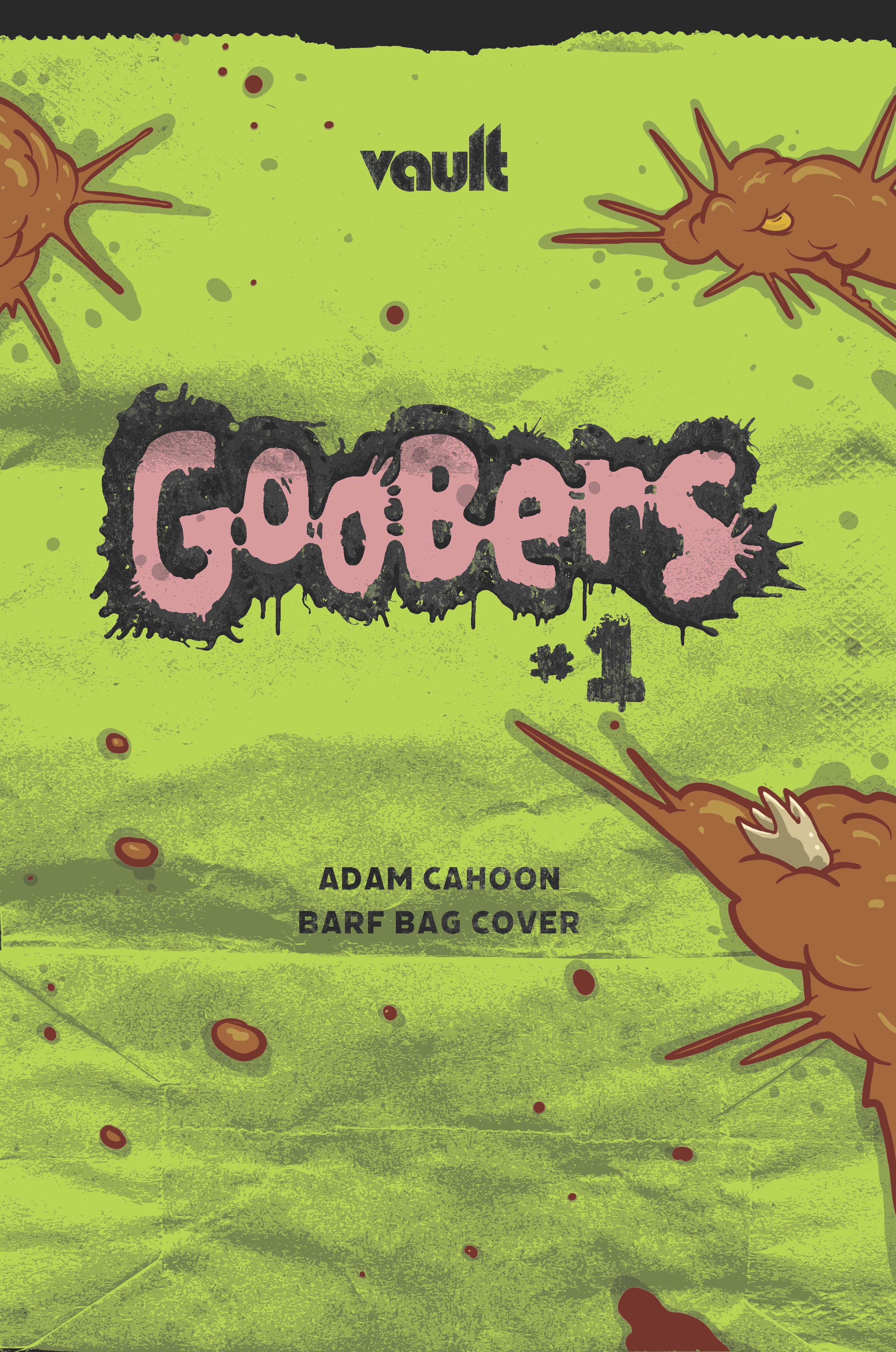 Goobers #1 Cover J Adam Cahoon Barf Bag Variant (Of 3)