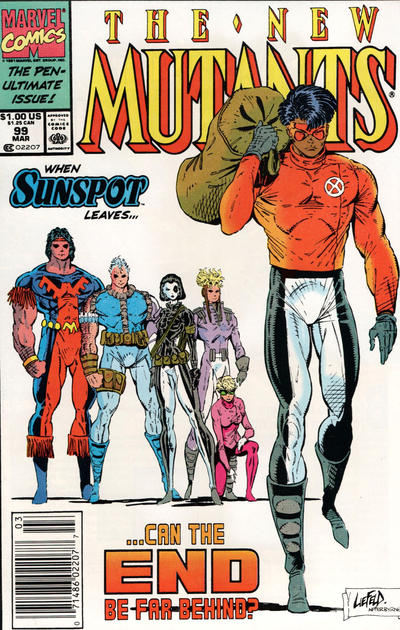 The New Mutants #99 [Newsstand]-Very Good (3.5 – 5)