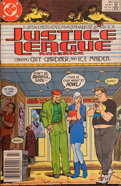 Justice League America #28 [Newsstand]-Very Good (3.5 – 5) (1987)