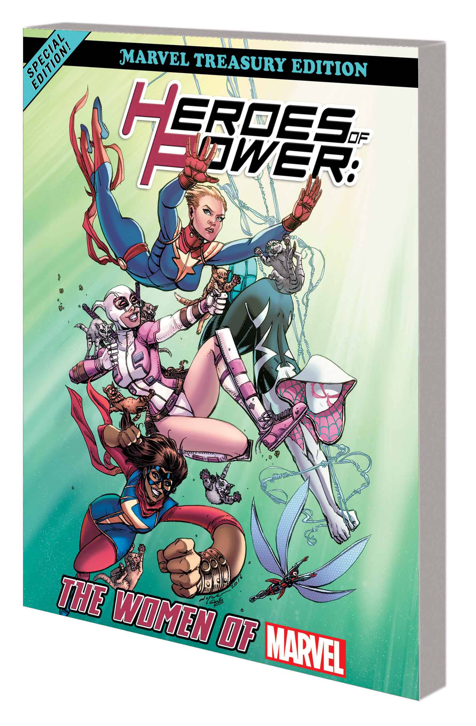 Heroes Power Women Marvel All New Marvel Treasury Edition Graphic Novel