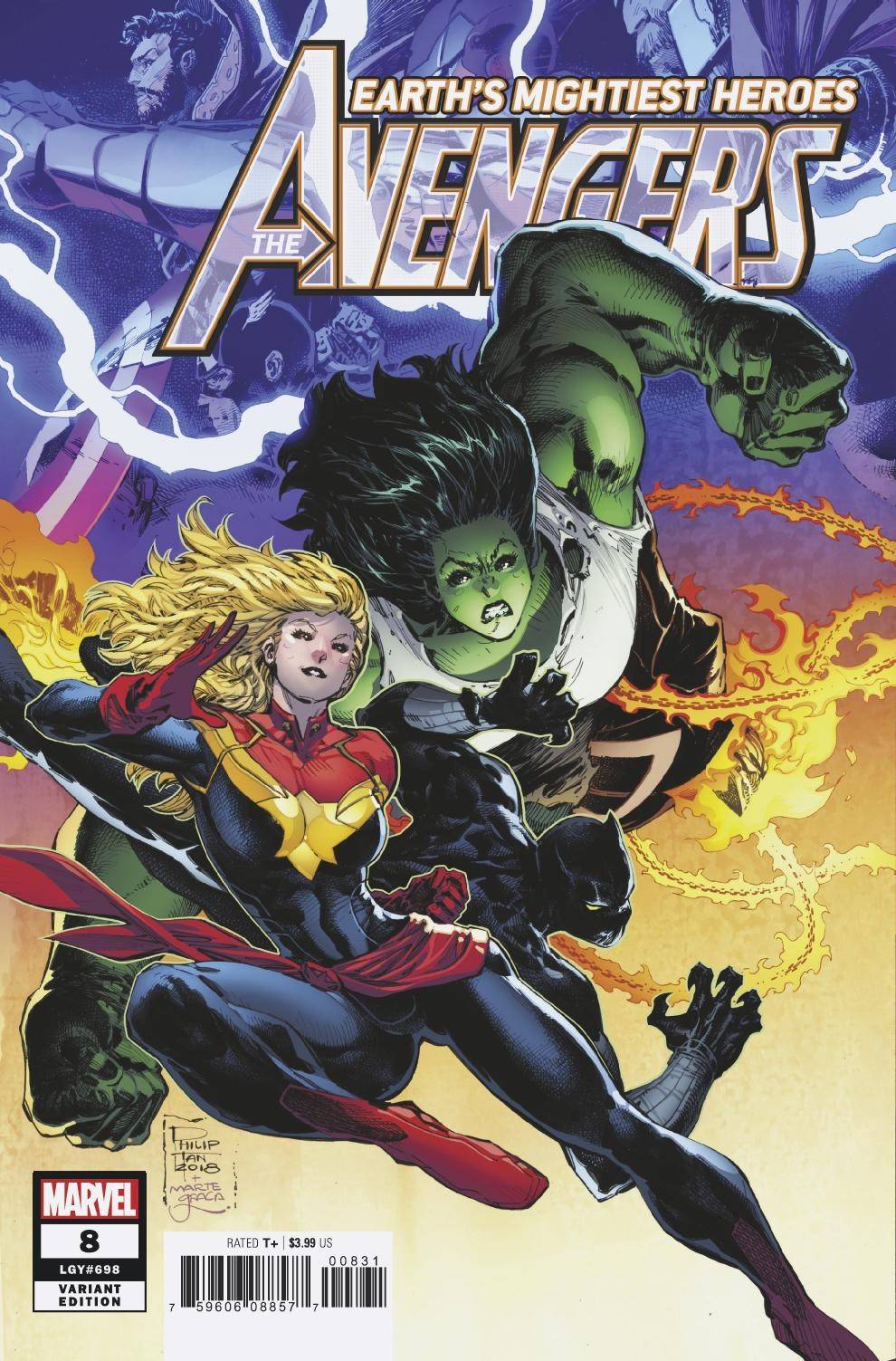 Avengers #8 Tan Variant (2018)