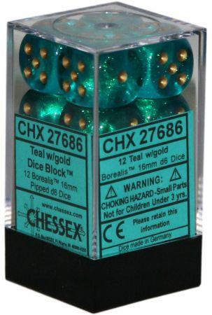 Chessex 16mm D6 Dice Set of 12