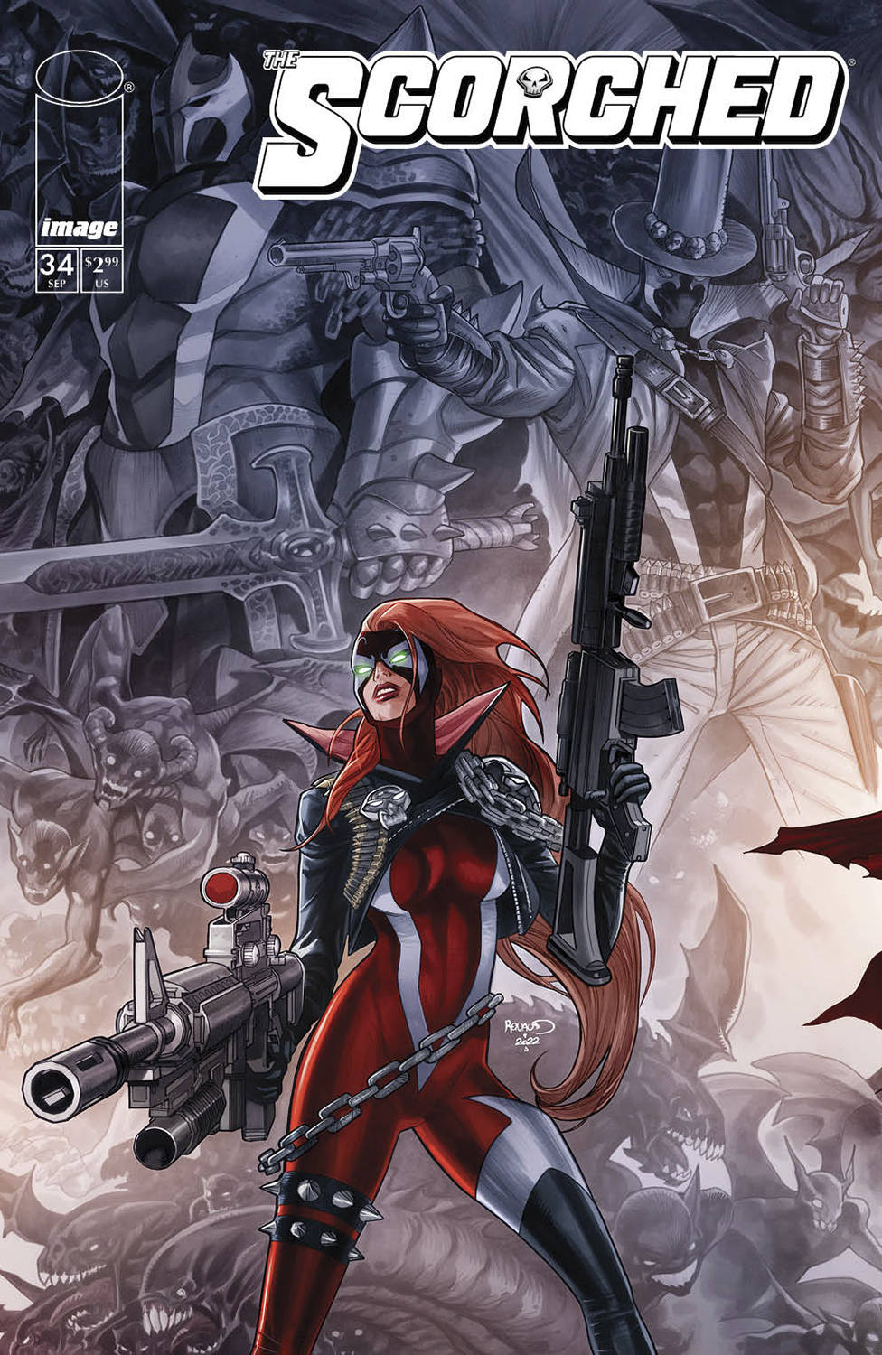 Spawn Scorched #34 Cover B Paul Renaud Variant