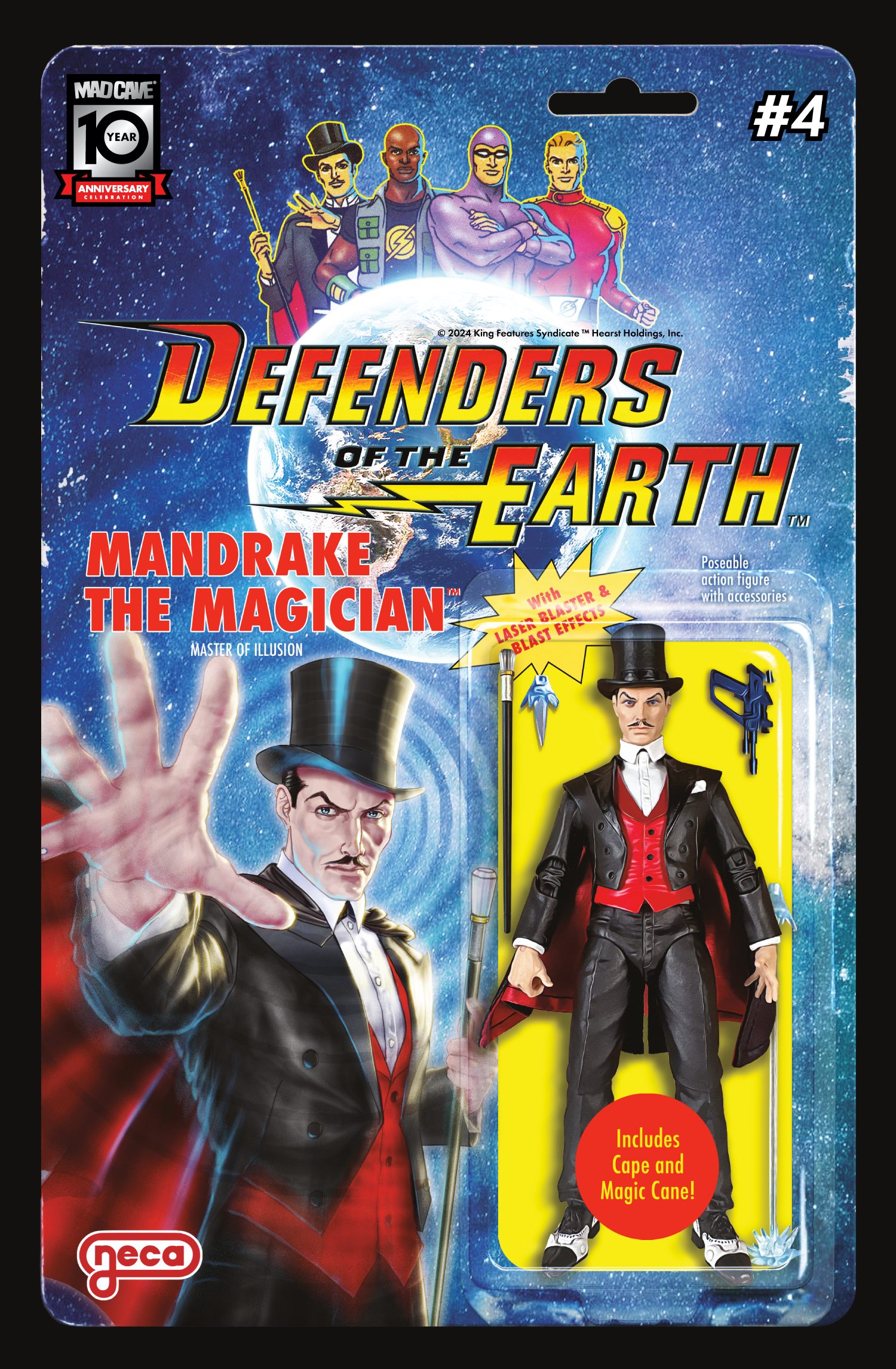 Defenders of the Earth #4 Cover B Djordje Djokovic Action Figure Variant (of 8)