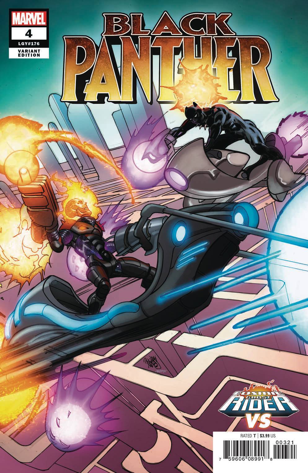 Black Panther #4 Ferry Cosmic Ghost Rider Variant (2018)