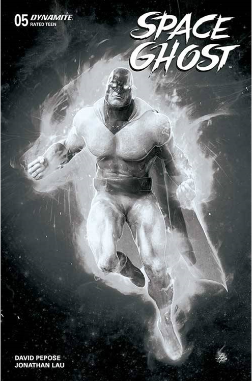 Space Ghost #5 Cover O 1 for 5 Incentive Barends Black & White Variant