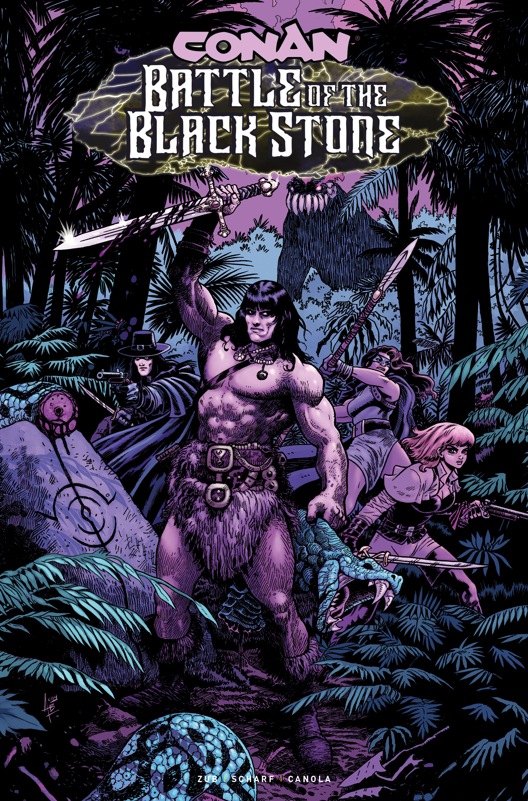 Conan the Barbarian Battle of the Blackstone #4 Cover B Belanger (Mature) (Of 4)