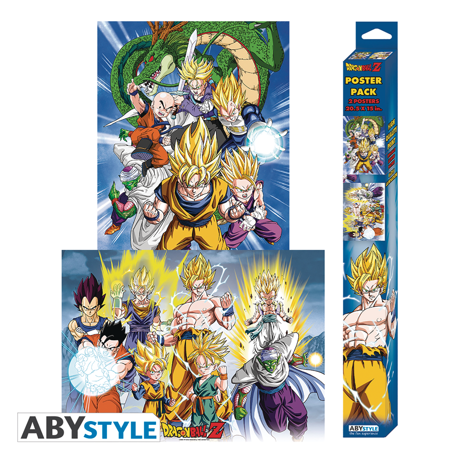 Dragon Ball Z First For Survival 2 Piece Poster Set
