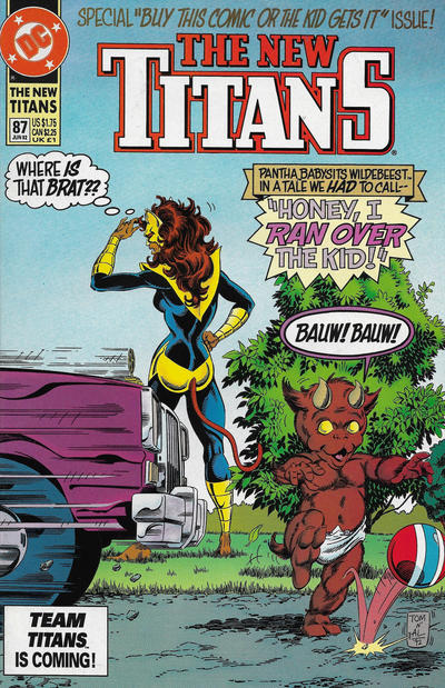 The New Titans #87-Near Mint (9.2 - 9.8)