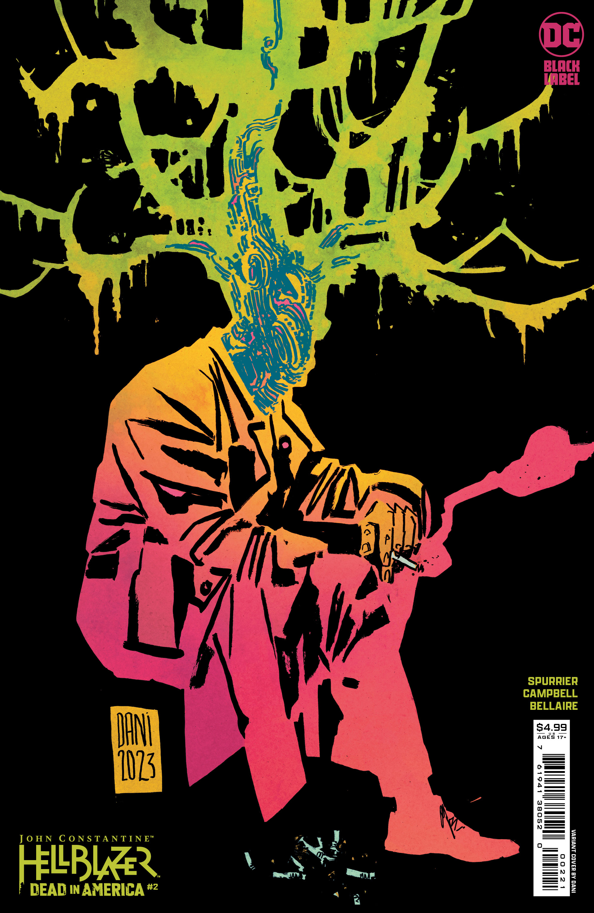 John Constantine, Hellblazer Dead in America #2 Cover B Dani Variant (Mature) (Of 8)
