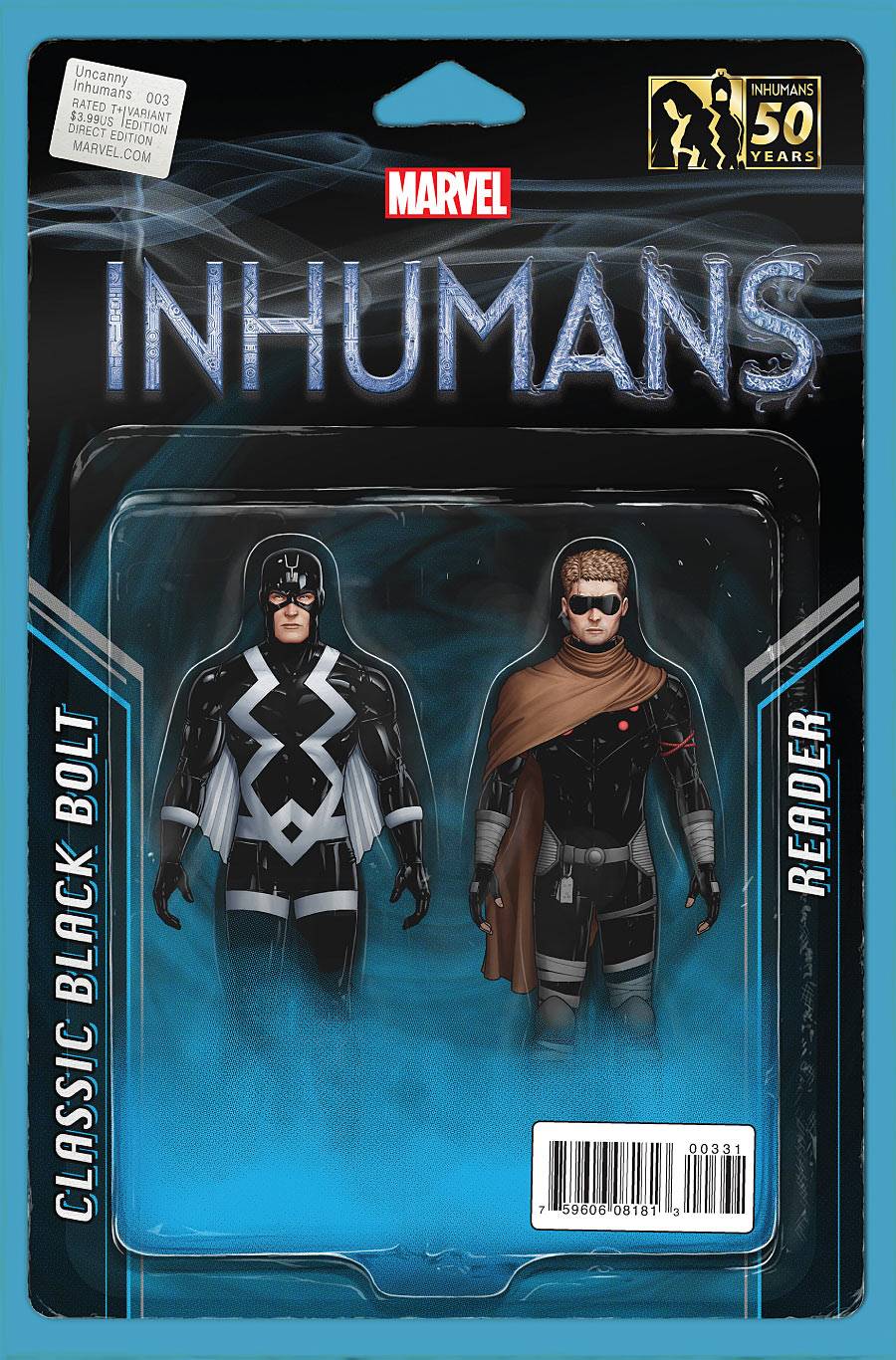 Uncanny Inhumans #3 Christopher Action Figure Variant