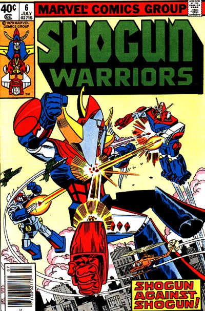 Shogun Warriors #6 [Newsstand](1976)-Fine (5.5 – 7)