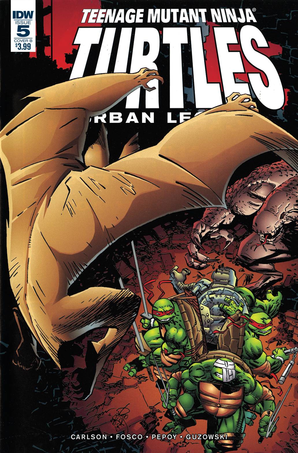 Teenage Mutant Ninja Turtles Urban Legends #5 Cover B Fosco Larsen