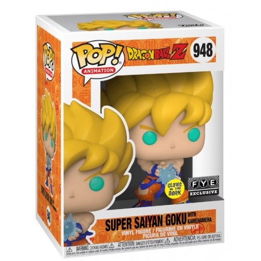 Pop Animation Dragon Ball Z SS Goku With Kamhameha Vinyl Figure