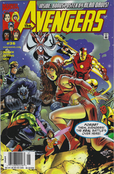 Avengers #36 [Newsstand]-Fine (5.5 – 7) (1998)