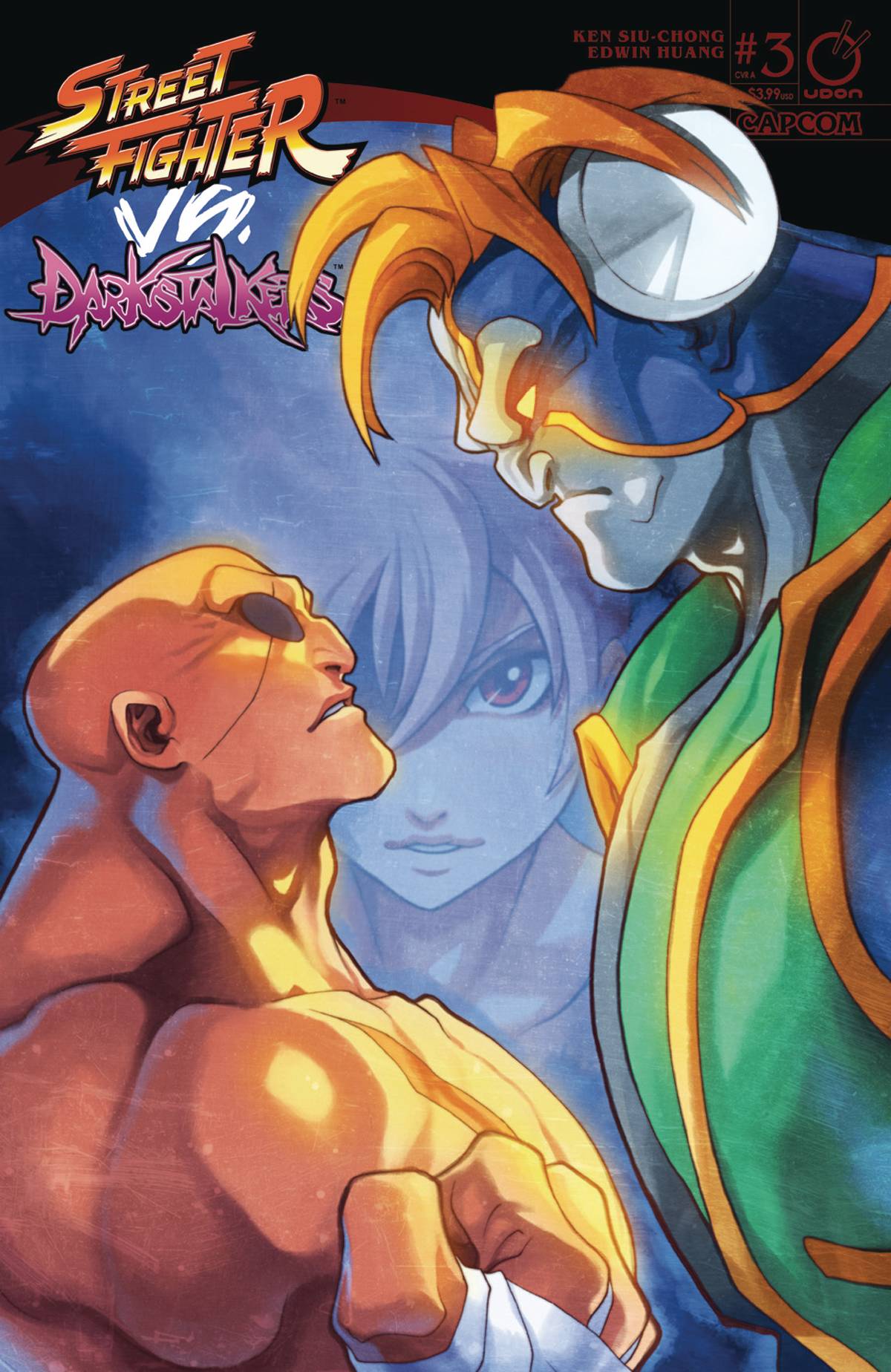 Street Fighter Vs Darkstalkers #3 Cover A Huang