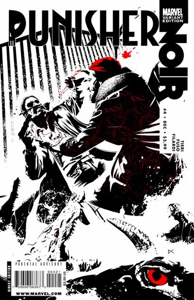 Punisher Noir #4 (Calero Variant) (2009)