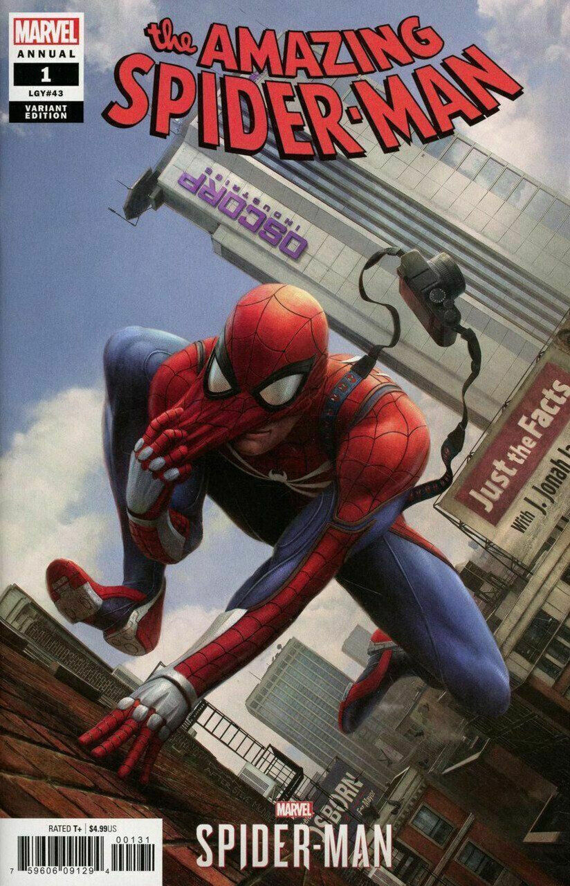 Amazing Spider-Man Annual #1 (2018) Chan Spider-Man Video Game Variant