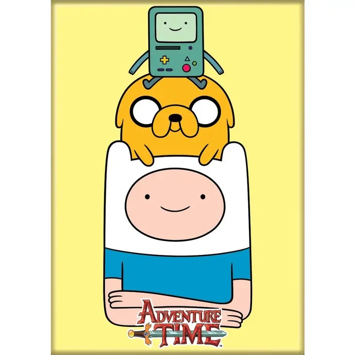 Adventure Time Finn Jake And Bmo Magnet