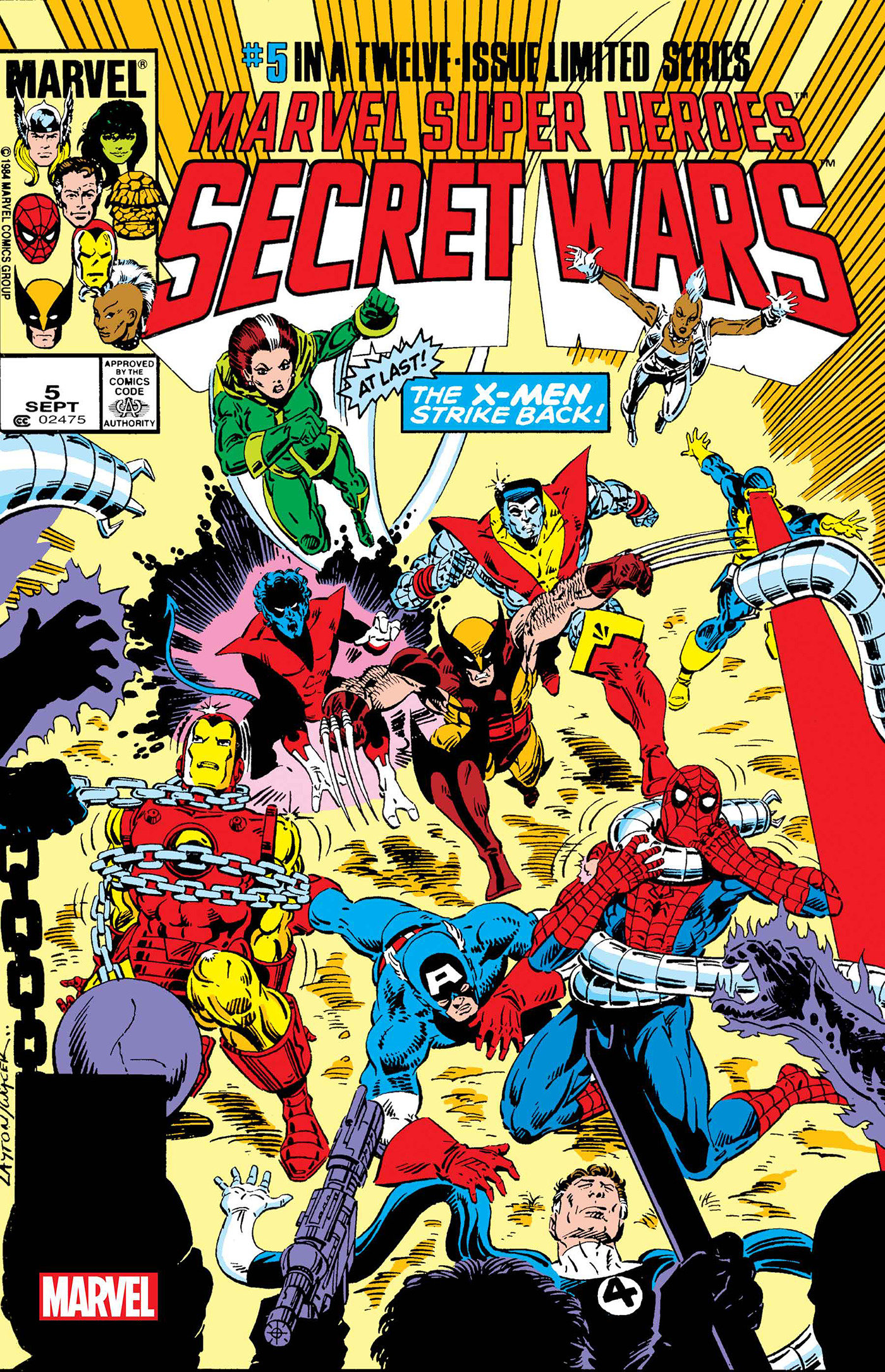 Marvel Super Heroes Secret Wars Facsimile #5 Foil Variant