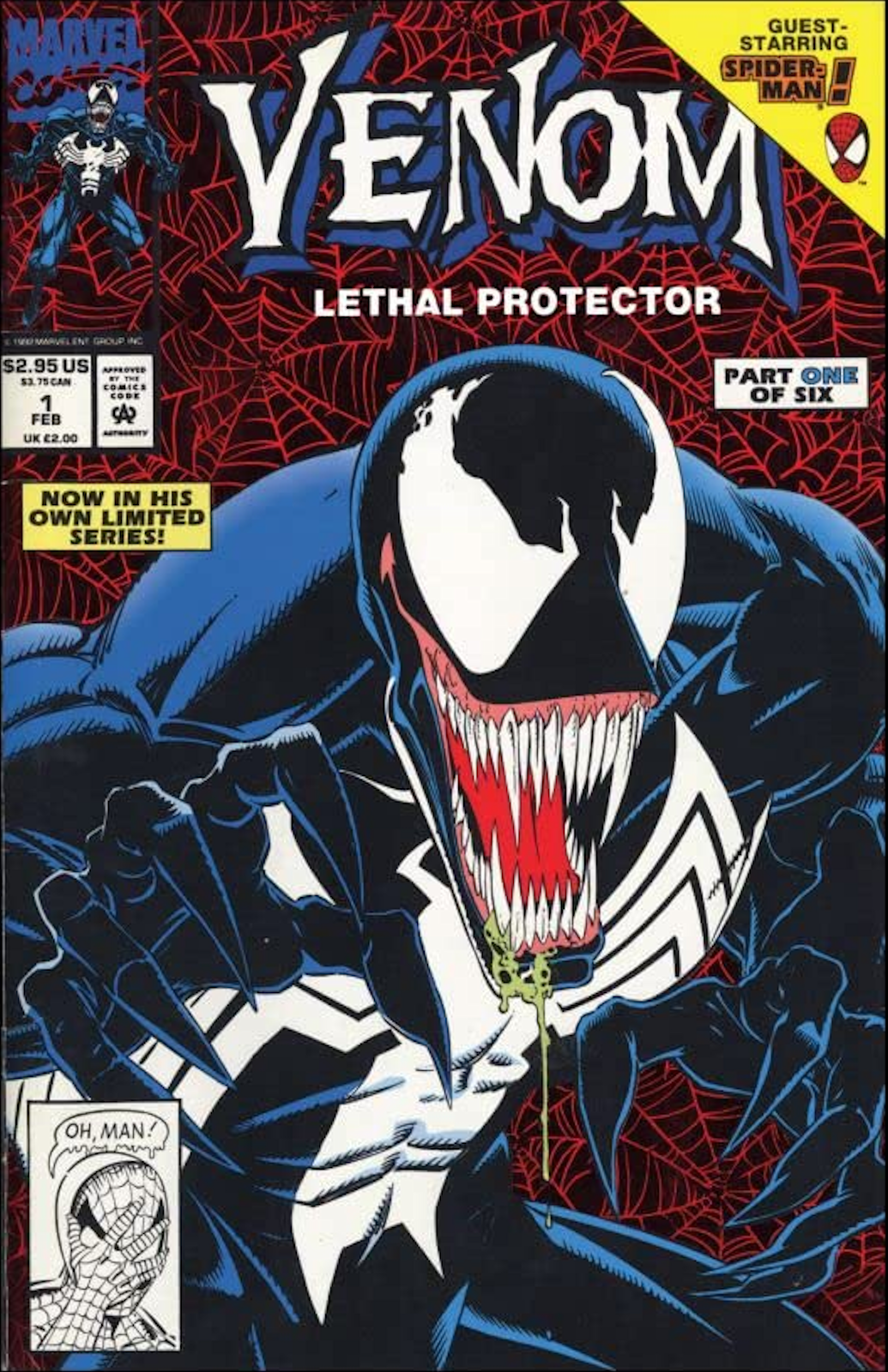 Venom Lethal Protector (1992) #1 Red Foil