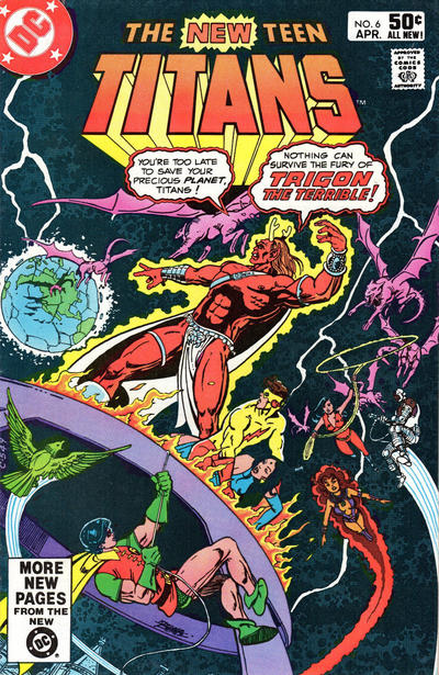 The New Teen Titans #6 [Direct]-Near Mint (9.2 - 9.8)