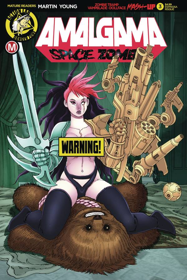 Amalgama Space Zombie #3 Cover D Espinosa Risque (Mature)