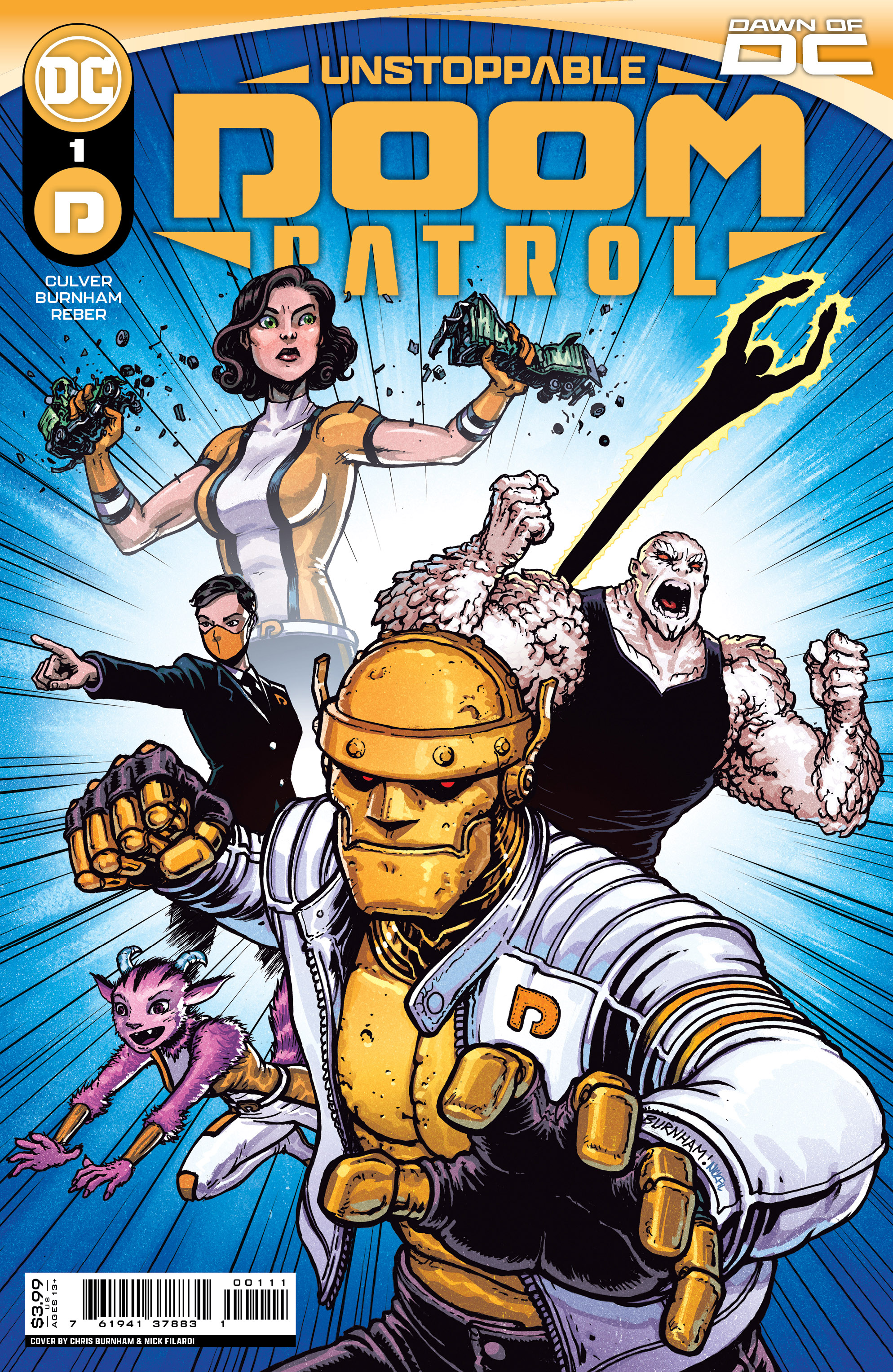 Unstoppable Doom Patrol #1 Cover A Chris Burnham (Of 6)