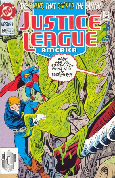 Justice League America #68 (1989)[Direct]-Fine (5.5 – 7)