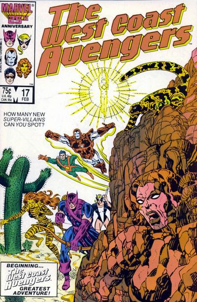 West Coast Avengers #17 [Direct]-Fine (5.5 – 7)