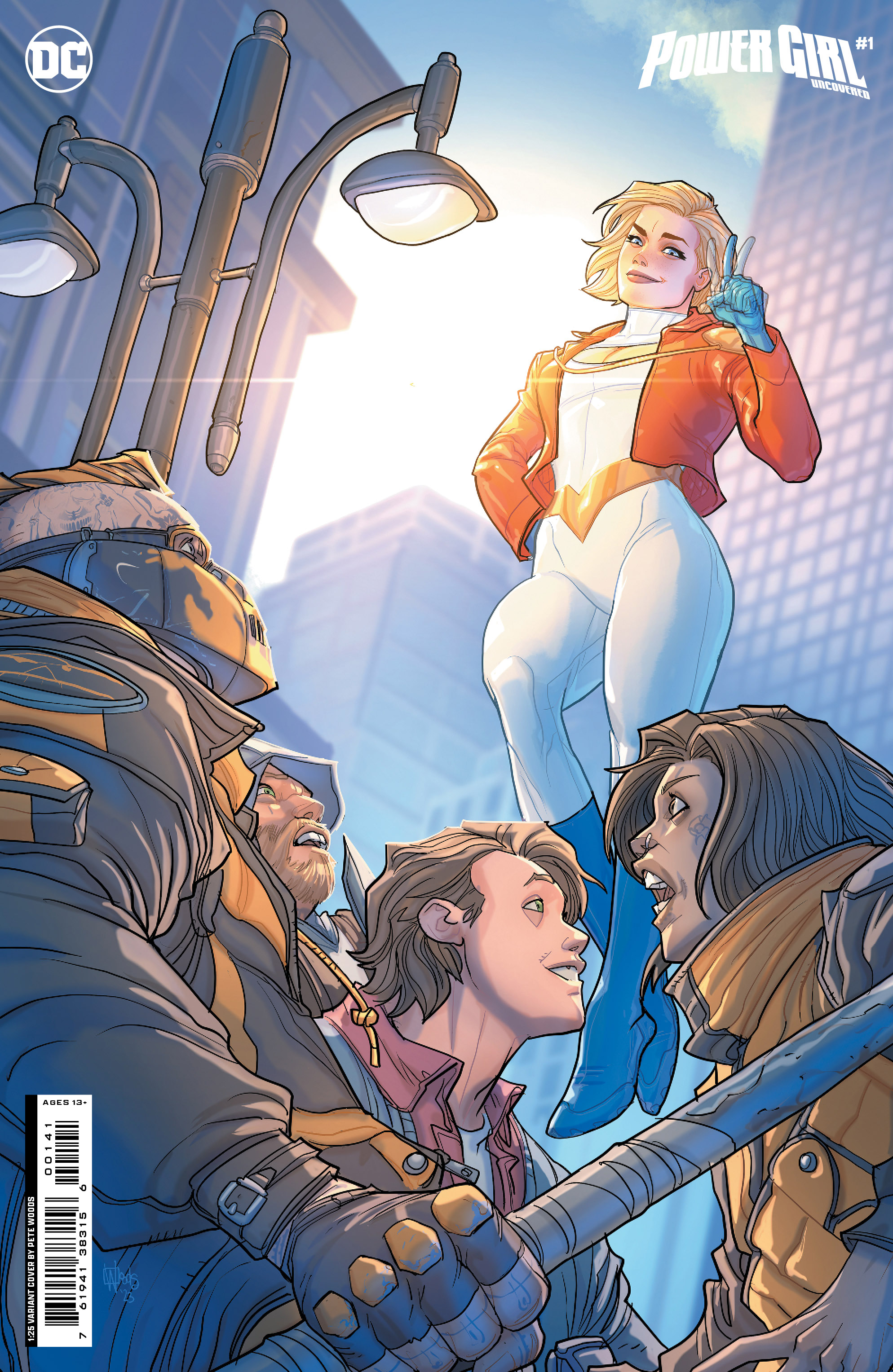 Power Girl Uncovered #1 (One Shot) Cover E 1 for 25 Incentive Pete Woods Variant