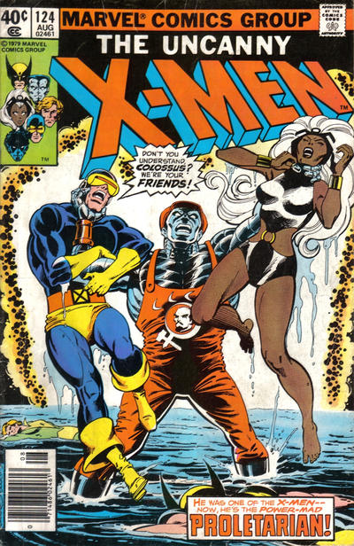 The X-Men #124 [Newsstand] Above Average/Fine (5 - 7)