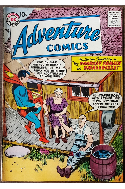 Adventure Comics #244(1938)-Very Good (3.5 – 5)
