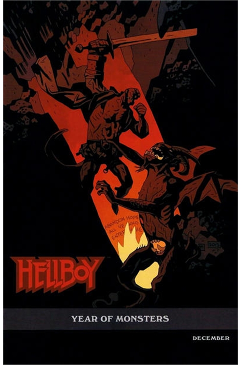 Hellboy In Hell #1 [Year of Monsters Variant Cover] - F+