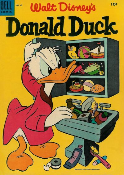 Walt Disney's Donald Duck #40-Fine (5.5 – 7)